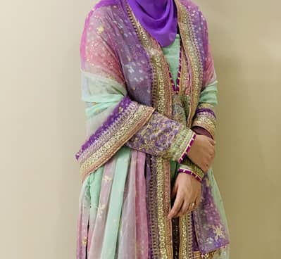 Crincal chiffon suit 3 piece ready to wear