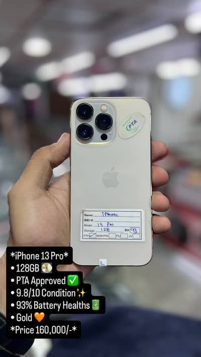 iPhone 13 Pro 128GB PTA