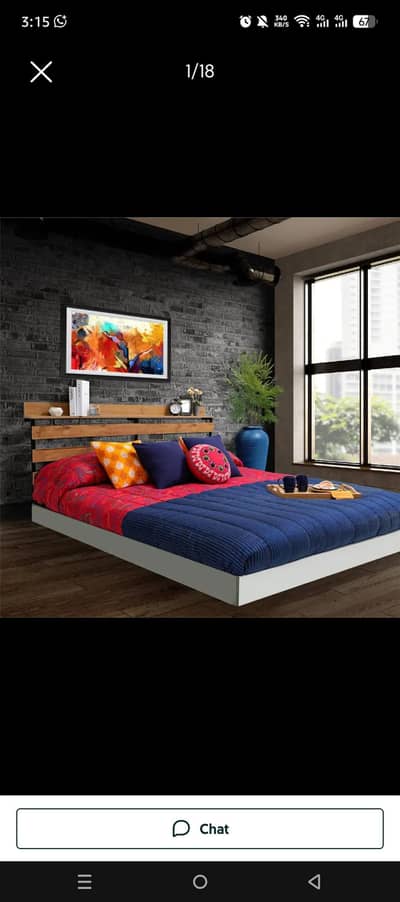 habbit low profile King size bed