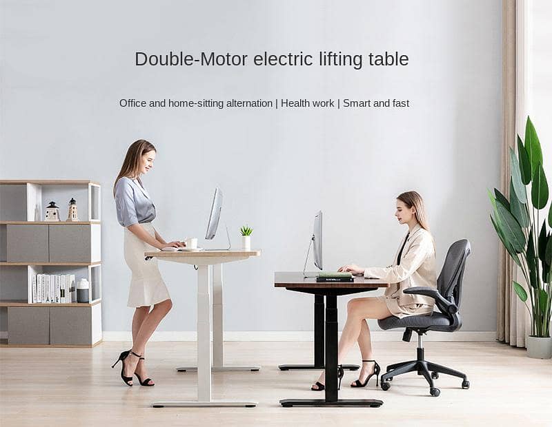 standing desk, electric adjustable table, height adjustable table, 4