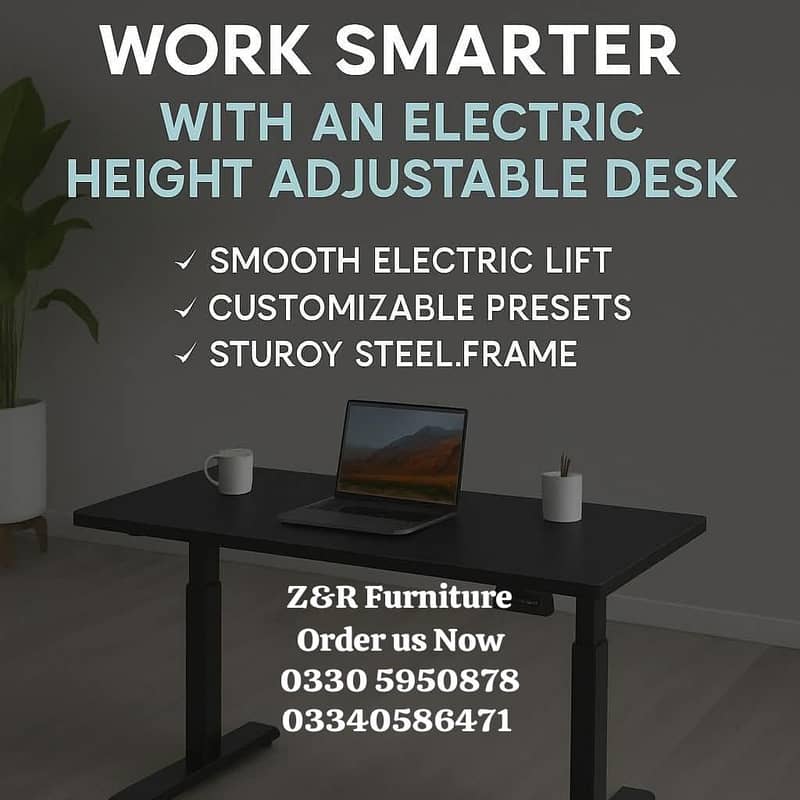 standing desk, electric adjustable table, height adjustable table, 10