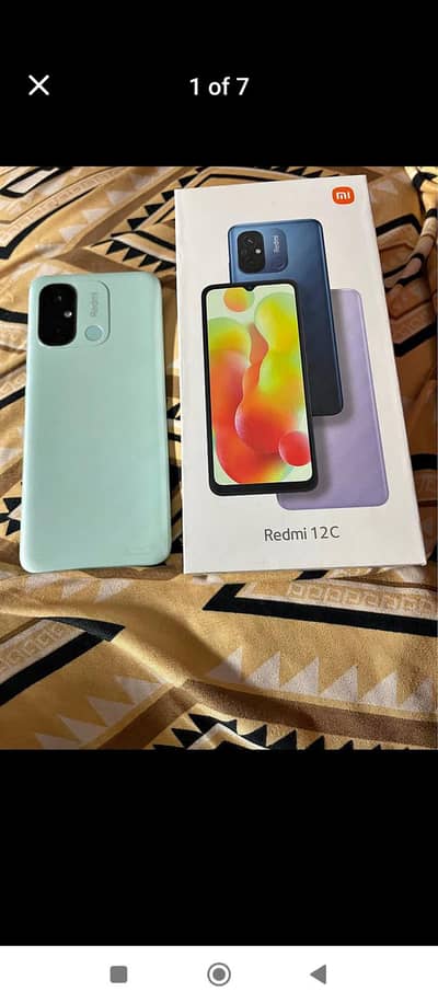 redmi12c 4 128 with box charger