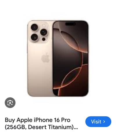 Apple iPhone 16 Pro,256 GB, desert titanium