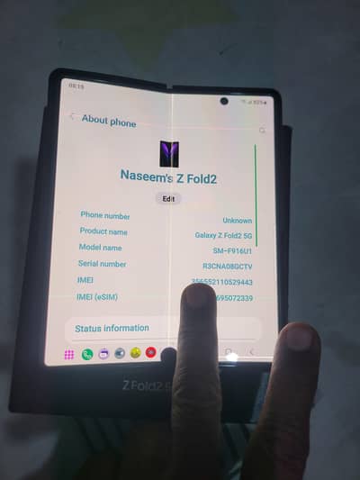 Samsung z fold 2  official approved with box
