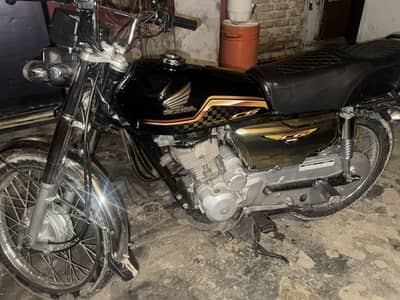 Honda cg125s gold hyd number 17serial