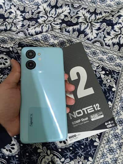 Sparx Note 12 | 4GB + 128GB | Full Lush Condition | 6000mAh