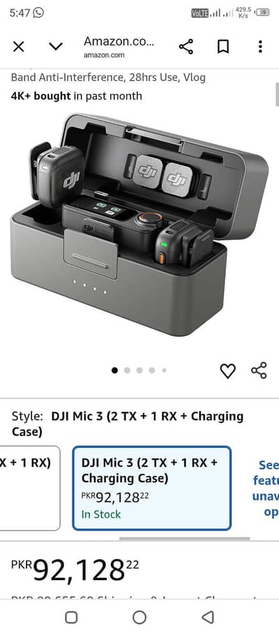 DJI mic charging case/DJI mic mini 03244747354