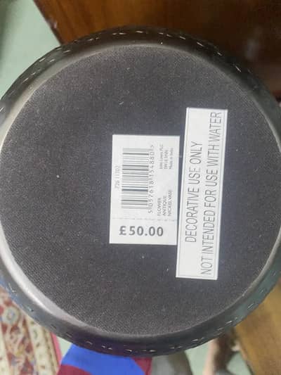 Original Antique Nickel Flower Vase imported from UK