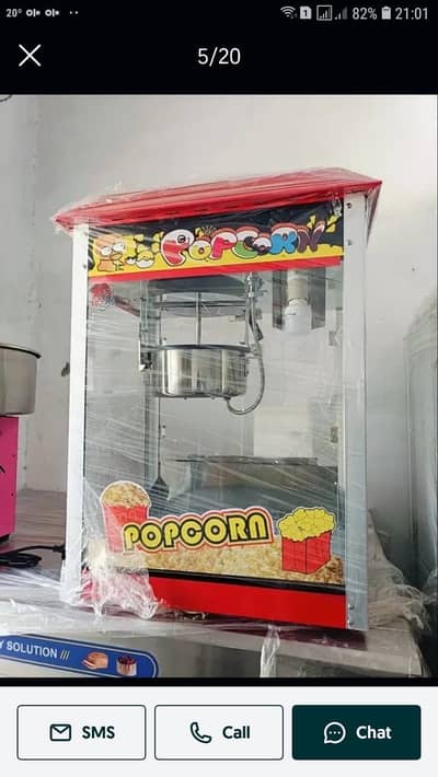 Popcorn machine imported brand new available