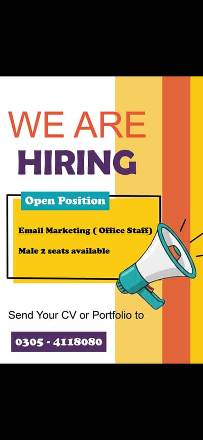 Email marketing job