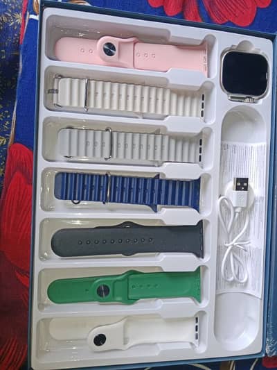 Ultra 2 Smart watch for sale with 7 straps WhatsApp Facebook Calling