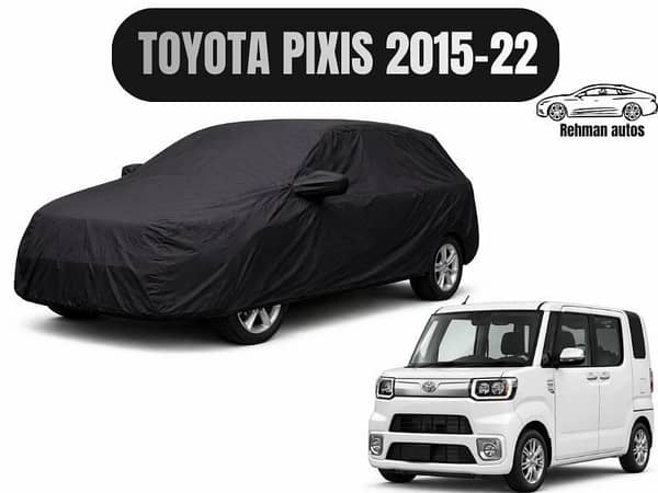 Toyota Pixis Mega (2015–2022) Double Layer Car Top Cover | Heavy Duty Dust, Sun & Rain Protection | Perfect Fit