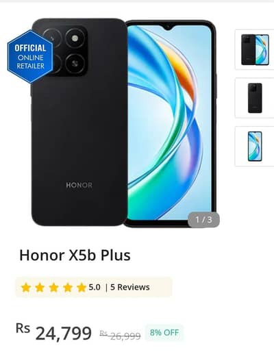 Honor 5b plus 10.5 months warranty