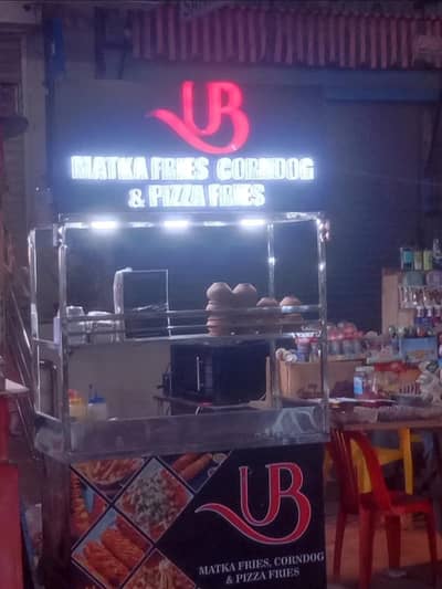 mutka fries stall for sale food counter