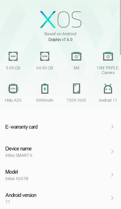 Infinix smart 6                     exchange possible