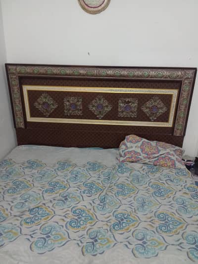 wooden bed for sale with mattress