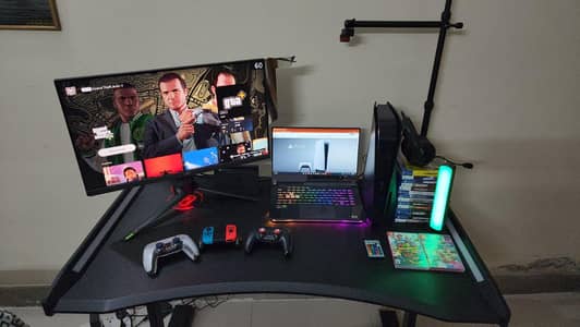 Cougar Mars 120 RGB gaming /office table with digital controller cable