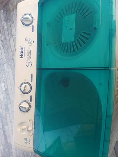 Haier dubal washing machine