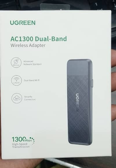 Ugreen AC1300 USB WiFi Adapter 5G 2.4G Dual Band USB 3.0 WiFi Dongle