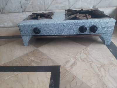 Heavy duty gas hob slightly used in neat and full working condition