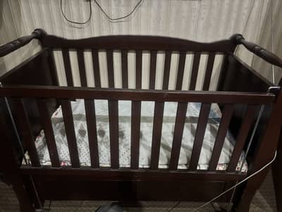 Baby cot with mattress 17500