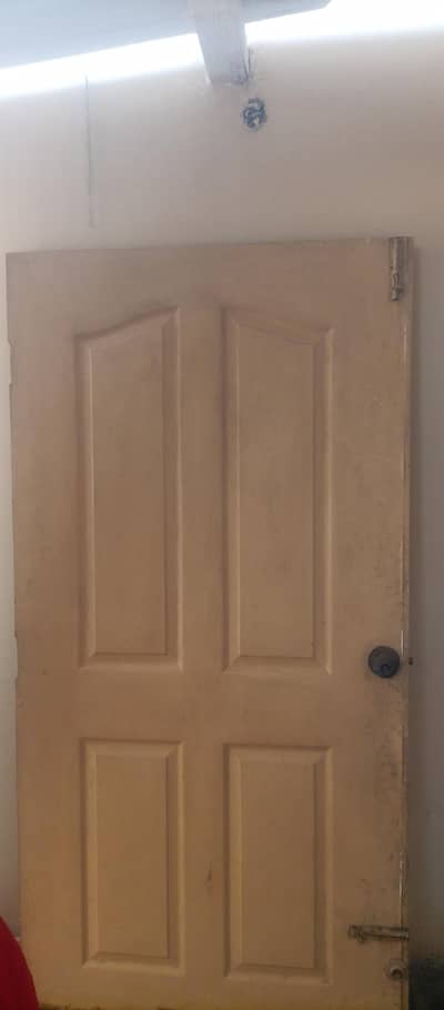wood and sheet door