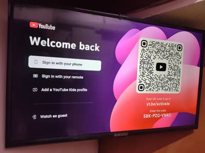 Samsung smart 32 inch led voice control airmouse built in