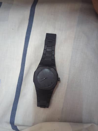 Black Arabic aura watch light weight