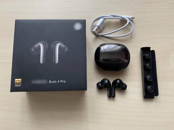 Air Buds 4 Pro Wireless Earbuds: Hi-Res Audio, 48dB ANC & IP54 Ear Phones Water-Resistance Airpods