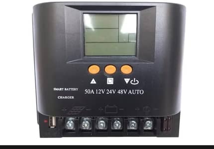 PWM 50A Smart Solar Charge Controller 12V 24V With LCD Display