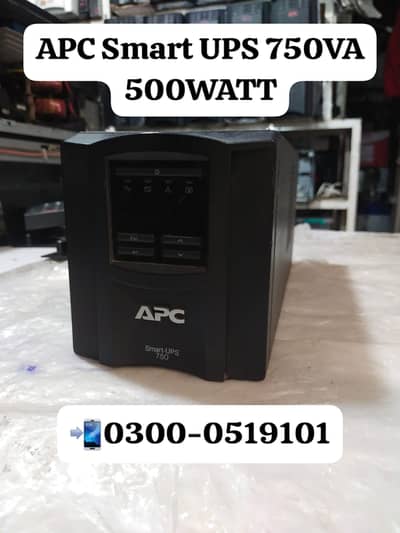 APC UPS 750VA 500WATT / APC Smart UPS 750VA / UPS 500WATT APC Fresh