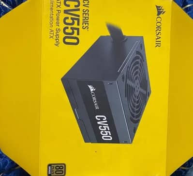 Corsair CV 550 W original Power Supply with Original Box and manual