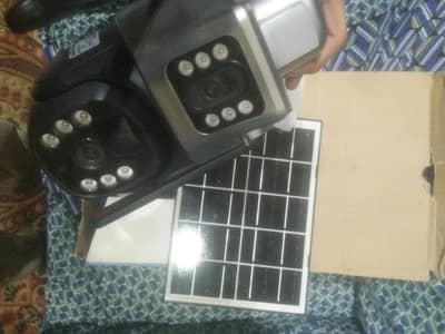 Dual Lens 4G Solar Camera 8MP