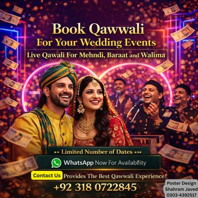 Fauji Band Baja, Events, Dhol services, Qawali Night, Punjabi Bangra