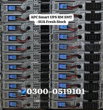APC UPS SUA & SMT RM 1500VA-1000W/2200VA-2000W/3KVA-2700W Fresh Stock