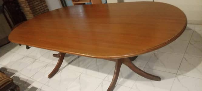 Dinning table with 6 chairs