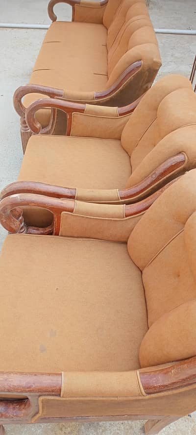 sofa wooden 5 seater