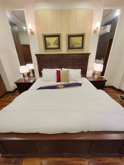 Daily basis 1bed ROM full furnished apartments safe and scour 100%coupe allow