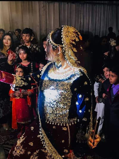 bridal lehnga with double duppata