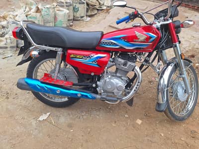 honda 125 red 2024 model new bike