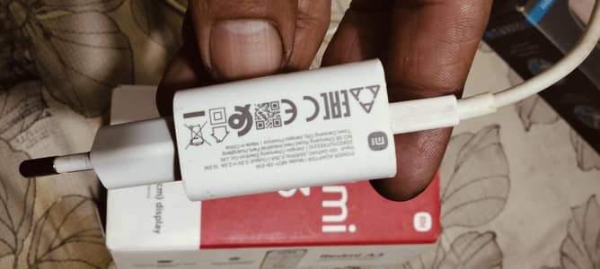 Redmi a3 type C charger original box charger type C