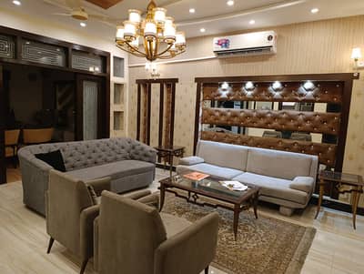 Ten Marla Brand New Furnished House Available For Rent In Bahria Town, Lahore