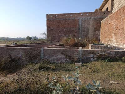 5 marla residential plot with base