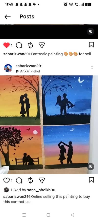 beautiful board painting