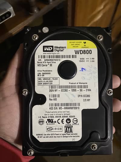 Computer Hard drive 80gb