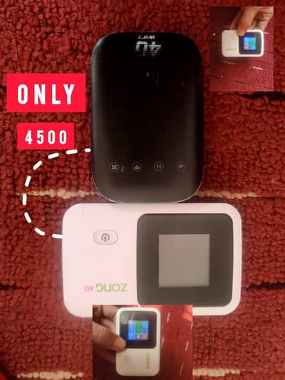 Zong 4G LTE Device +Jazz 4G  WiFi Router | Zong 4G 100% Working
