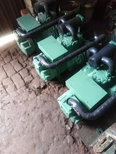 Motors Bitzer two stage 30,25,20,15hp refrigeration compressor on Sale