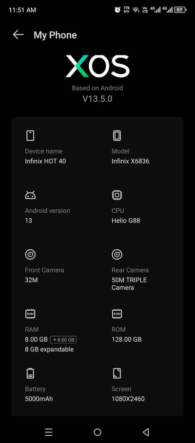 Infinix Hot 40