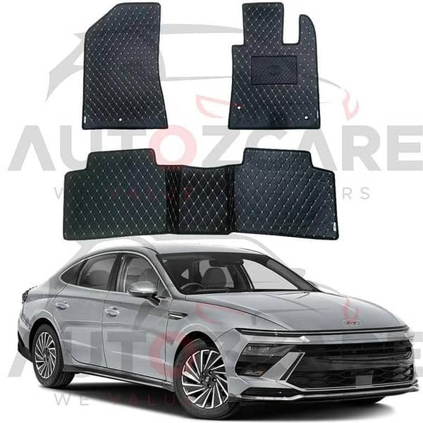 Hyundai Sonata 7D Floor Mat ( Flat Style ) 3PCS - Model 2025