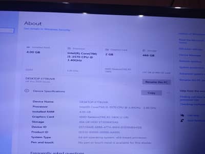 HP PC I5 THIRD GENERATION 2GB GRAPHIC CARD